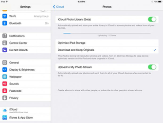 Upload Your Photos Into Icloud Photo Library From Ios