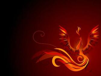 Flames Fire Phoenix HD Wallpaper Birds