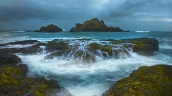 Big Sur Coastline HD Wallpaper Waterfall HDwallpaper