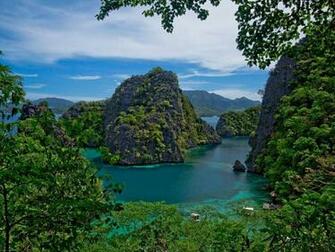 Island In El Nido Palawan Philippines Snorkeling Stop Part Of