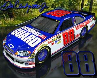 Dale Earnhardt Jr National Guard Outdoors Wallpaper With A Nature