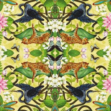 Wonderlust Tea Story Citron Wallpaper Clarke By