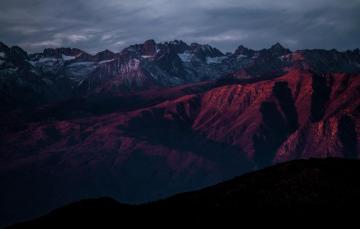 Wallpaper Dark Rock Sky Landscape Nature Mountains Scenic