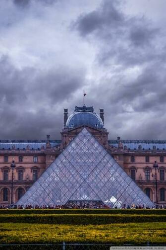 Louvre Museum Paris France 4k HD Desktop Wallpaper For