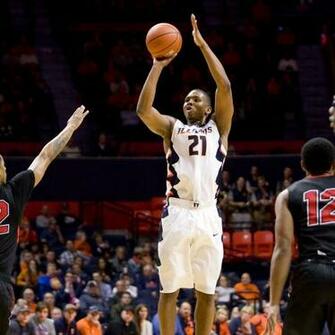 Malcolm Hill Scores Points As Illinois Basketball Tops Northern
