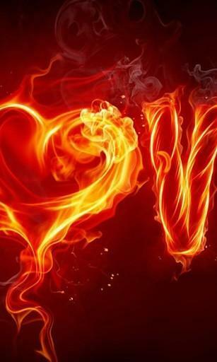 Flame 3d Wallpaper Screenshot