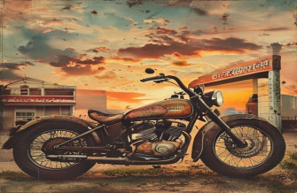 Vintage Motorcycle Wallpaper