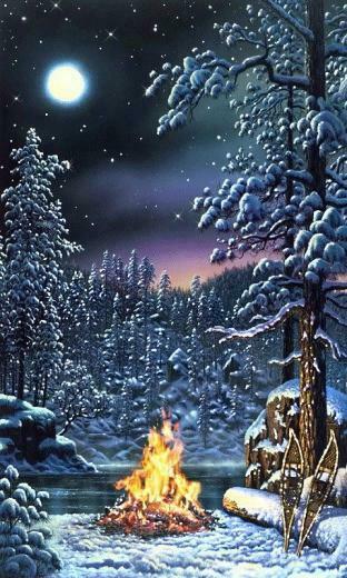 Icy Fire Live Wallpaper Android