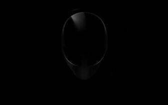 Background Wallpaper Dark Alien Face Wide Screen Simple And