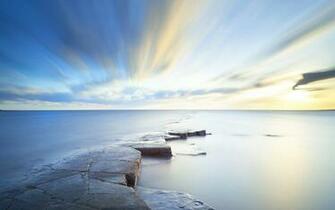 Sea Sky Horizon Wallpaper HD