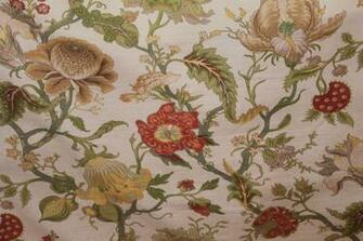 Travers And Company Cowtan Tout Floral Linen Yds Available