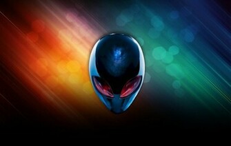 Rainbow Alienware Wallpaper 4k Ultra HD Now