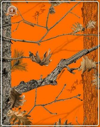 Orange Camouflage Background Photo Patterns