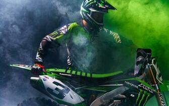 Wallpaper Eli Tomac Rider Kawasaki Kx Supercross