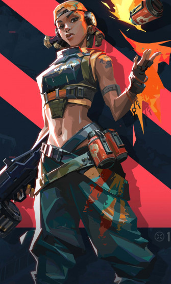 iPhone X Valorant Background Wallpaper