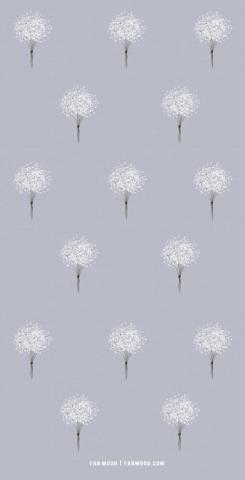 Pretty White Baby S Breath Bouquet Wallpaper For Phone Flower