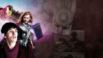Fandom Mix Wallpaper Marvel Merlin Doctor Who By Ryuutsu On