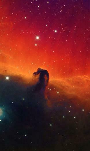 Orange Space Wallpaper For Htc Windows Phone 8s