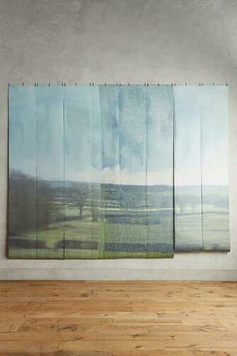 Calm Landscape Mural W Lake Projects Master Bedroom