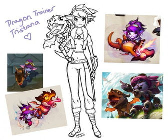 Dragon Trainer Tristana By Kitzc