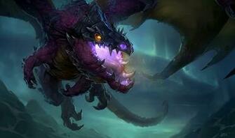 Violet Proto Drake Computer Wallpaper Desktop Background