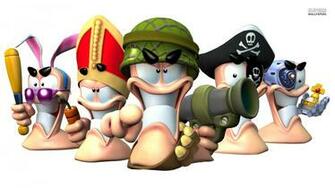 Worms Revolution Video Games Wallpaper
