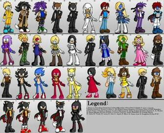 Sonic Characters By S6xl