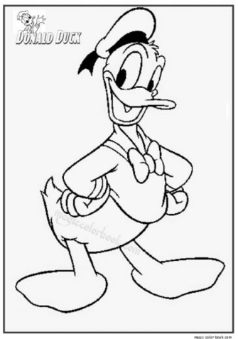 Donald Duck Family Coloring S