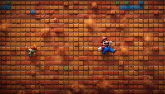 Super Mario Bros Brick Wallpaper