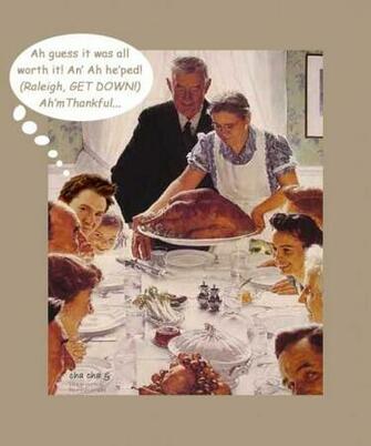 With Apologies To Norman Rockwell These Were Photoshopped By Cha