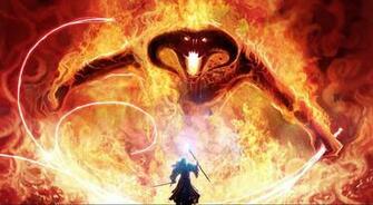 Fantasy Art The Lord Of Rings Balrogs Gandalf