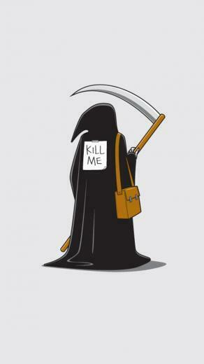 Practical Joke iPhone Wallpaper Tags Death Vector
