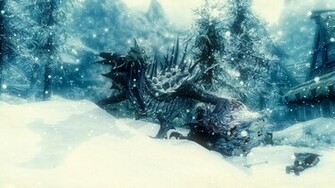 Skyrim Dragon Rawr Wallpaper By Mallony