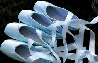 Dear Ones Healing Ministry Blue Ballet Pointe Shoes Wallpaper