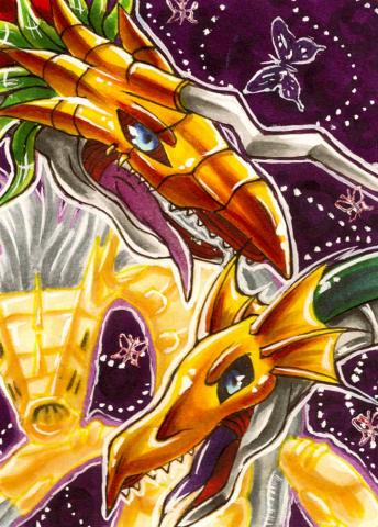 Seadramon By Absouuru Nintendo Art Digimon