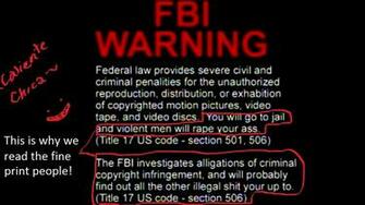 Pin Funny Fbi Warning