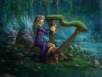 The Harp Wallpaper