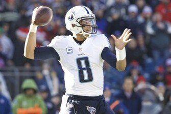 Dec Foxborough Ma Usa Tennessee Titans Quarterback Marcus