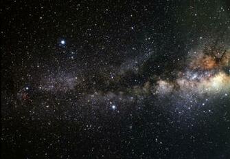 Thick Dust Clouds Block Our Night Time Of The Milky Way Creating