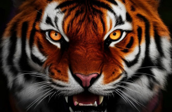 Angry Tiger Eyes Wallpaper