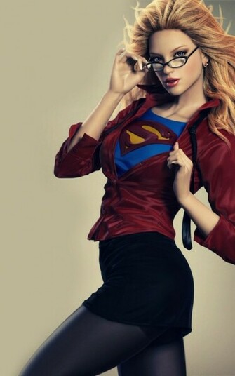Superwoman Blonde Android Wallpaper