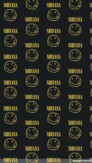 Dave Grohl Grunge Kurt Cobain Logo Nirvana Smiley Face Wallpaper