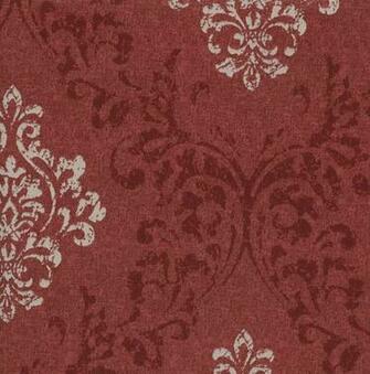 Light Grey Red Cg97138 Virginia Damask Wallpaper Kitchen