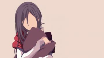 Anime Girl Minimalist Wallpaper By Microchokushex
