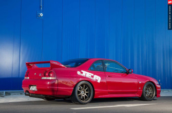 Nissan Skyline Gt R R33 Red Modified Cars Wallpaper HD