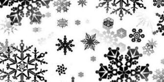 Snowflake Black And White Seamless Background Fill