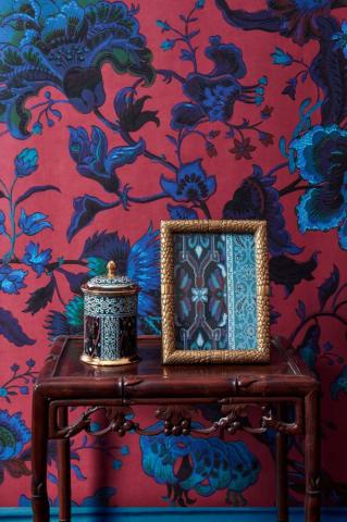 House Of Hackney Majorelle Wallpaper Maximalist Decor French
