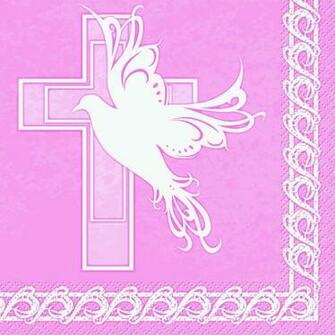 Baby Girl Christening Background Wallpaper