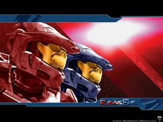 Red Vs Blue Desktop Wallpaper Of