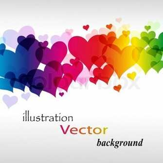Stock Vektor Von Eps Bunten Herzen Hintergrund Illustration F R Ihr